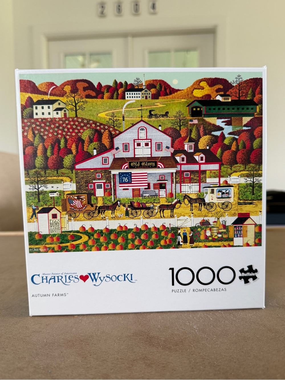 Charles Wysocki Autumn Farms 1000-Piece Jigsaw Puzzle